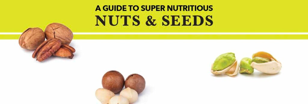 header of nuts and seeds infographic