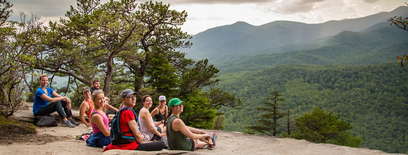 7J3A5071-2 (3) A Skyterra group of friends enjoying the Blue Ridge Mountains.